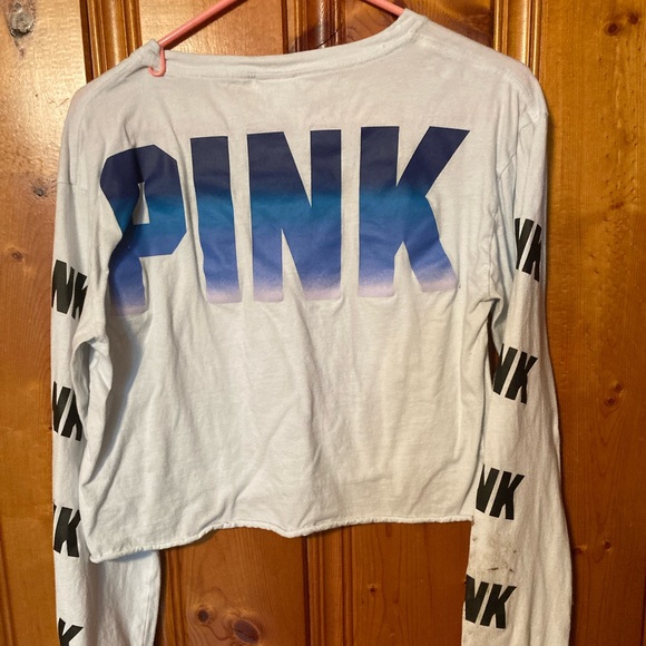 PINK Victoria's Secret Tops - Size Medium Womens PINK long sleeves cropped top
